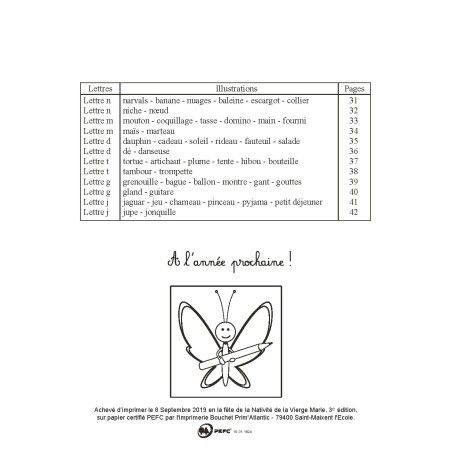 Cahier d'écriture GS