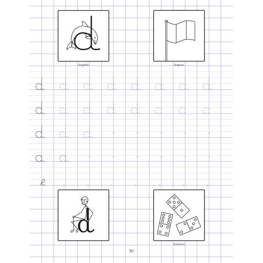 Cahier d'écriture 2 pour Grande Section - Collection Papillon