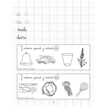 Cahier d'écriture 2 pour Grande Section - Collection Papillon