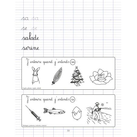 cahier d'écriture chez les gs (La maternelle de Teet)