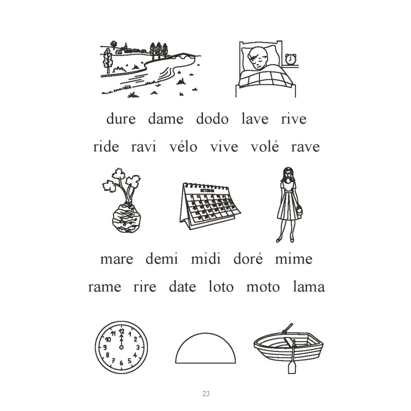 Au jardin des Papillons - Premiers pas vers la lecture - Méthode syllabique