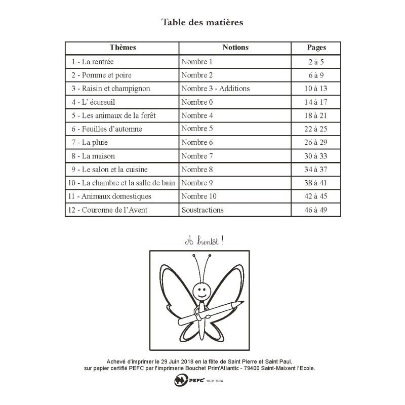 Cahier de calcul 1 GS