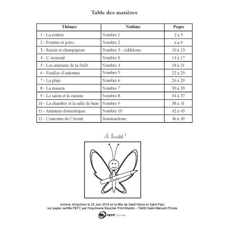 Cahier de calcul 1 GS