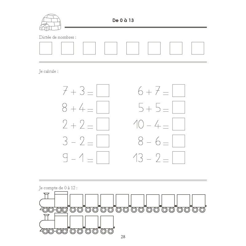 Cahier de calcul 2 GS 