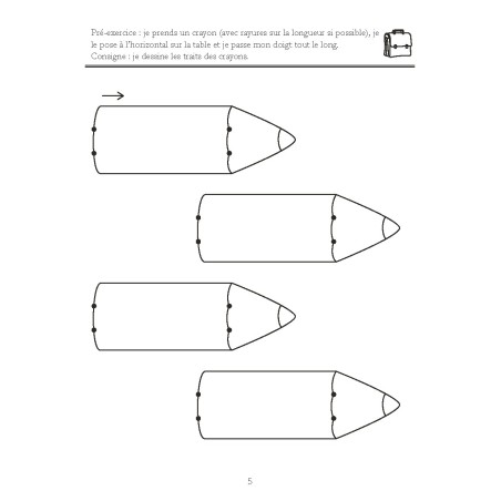 Cahier de graphisme PS 1